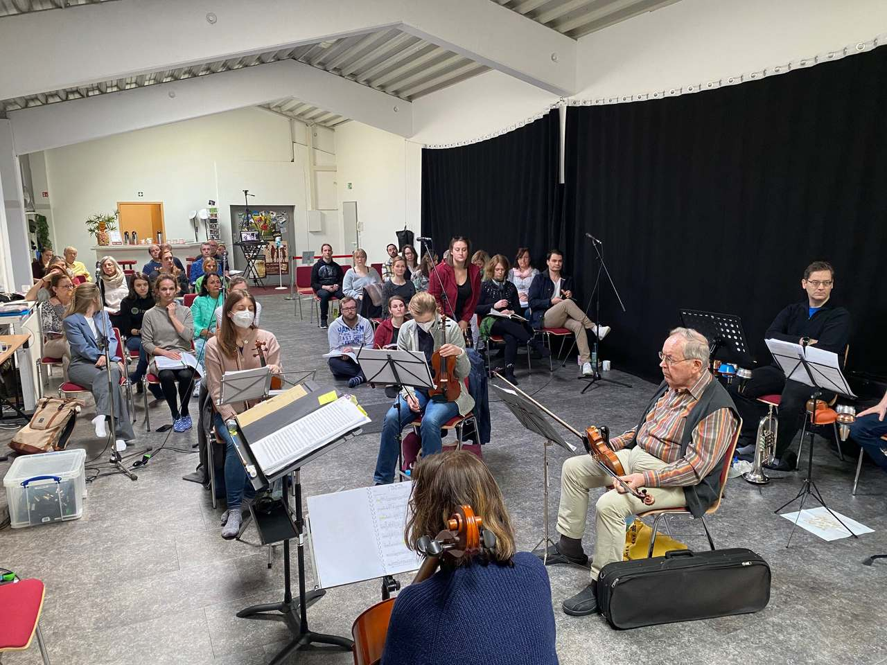 Musikalische Sitzprobe bei CAG